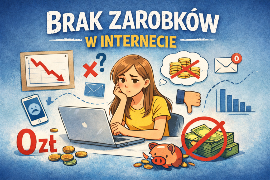 dlaczego nie zarabiasz w internecie
